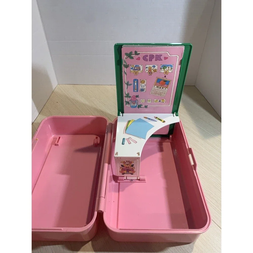 Mattel 1996 Cabbage Patch Kid Case Travel Nursery Mini Doll School Bus
